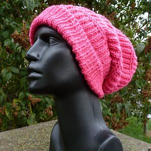 Long Beanie in pink