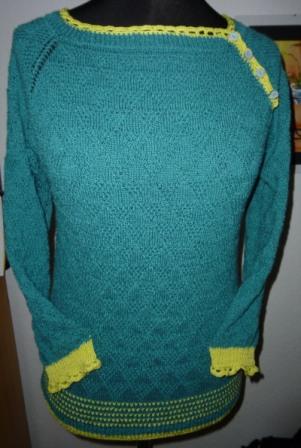 Sweater in Feinstrick (mit Nadel 2)