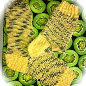 Broken-Seed-Stitch + Gumgum Socken