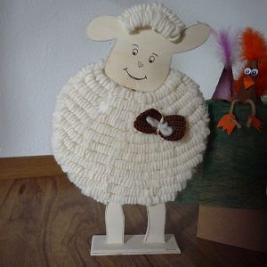 Schaf zur Osterdeko