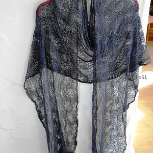 Japanese Feather and Fan Shawl