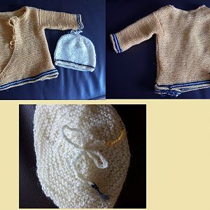 Babyjacke und Mütze