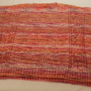 Pink Fizz Teststricken für drea renee knits
