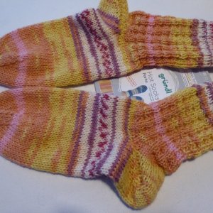 Socken aus 6-fach Wolle