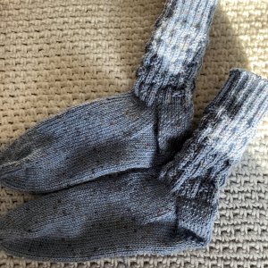 Flechtmuster Socken