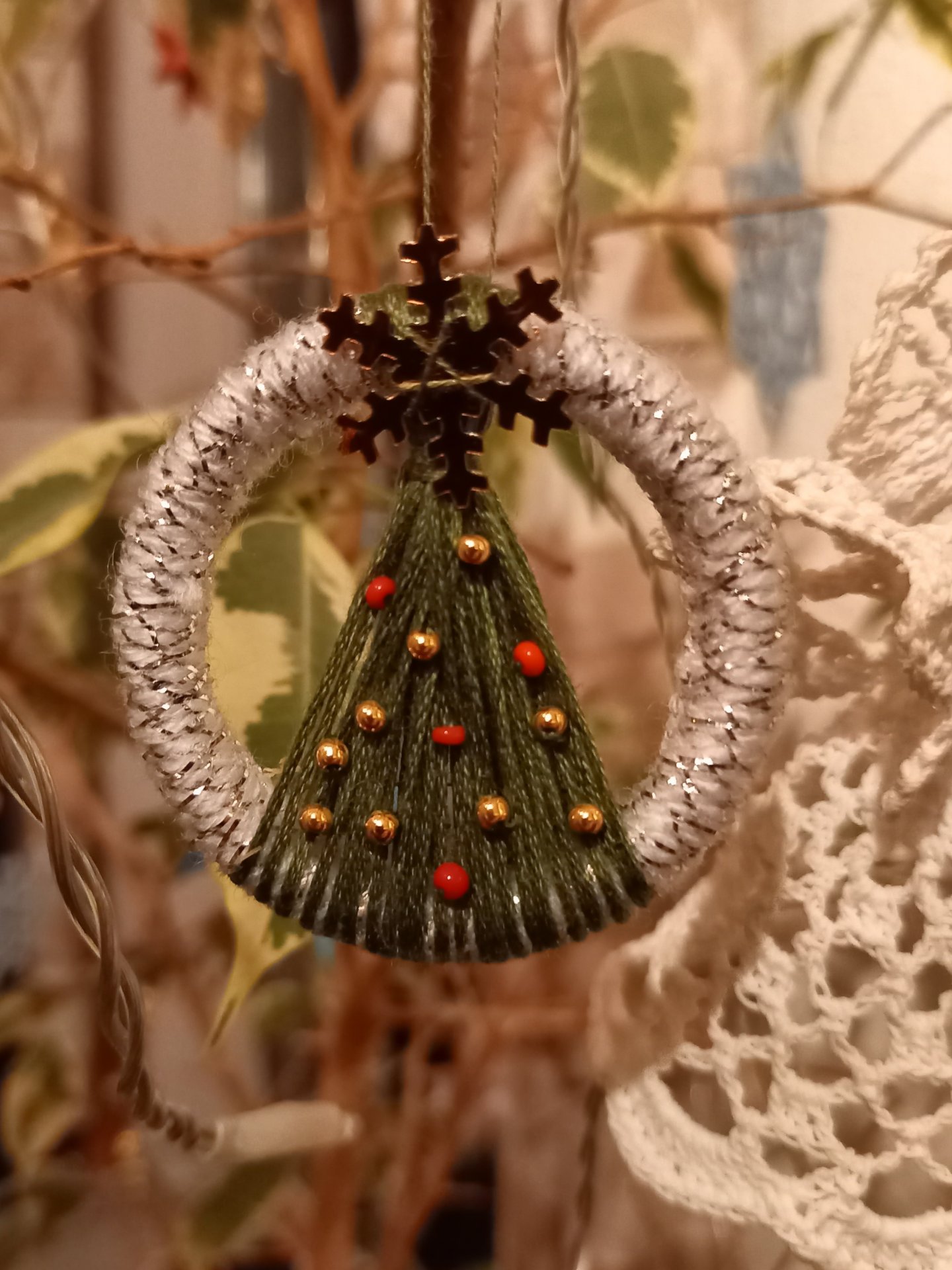 Dorset Button- Weihnachtsbaum