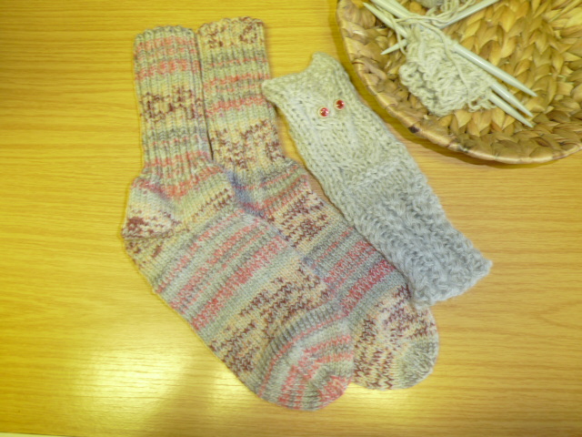 Eulenstulpen und dicke Socken