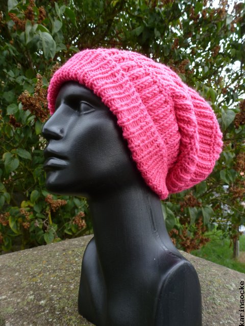 Long Beanie in pink