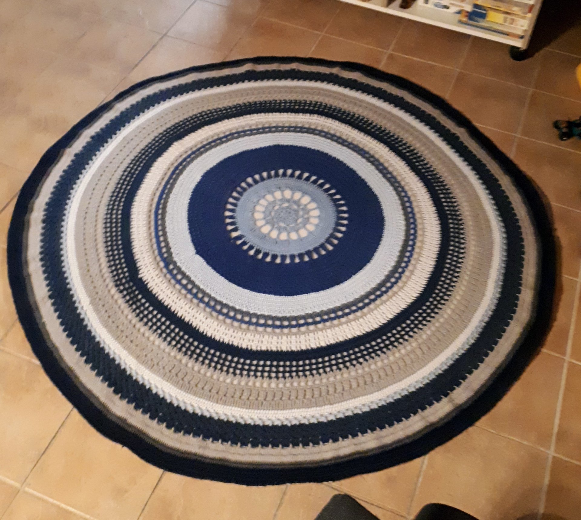 Mandala Teppich fertig