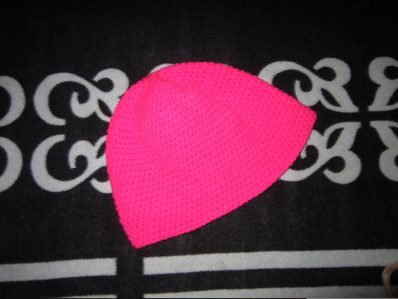 Meine Neon Pinke Mütze, nach eigener Anleitung