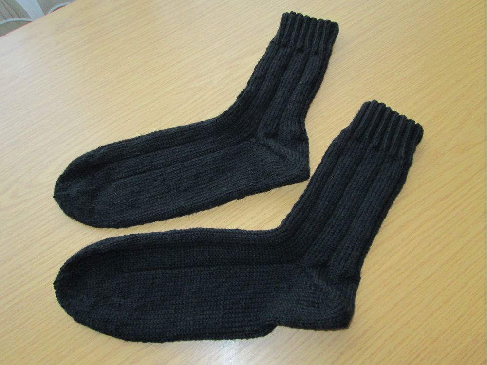 schwarze Socken