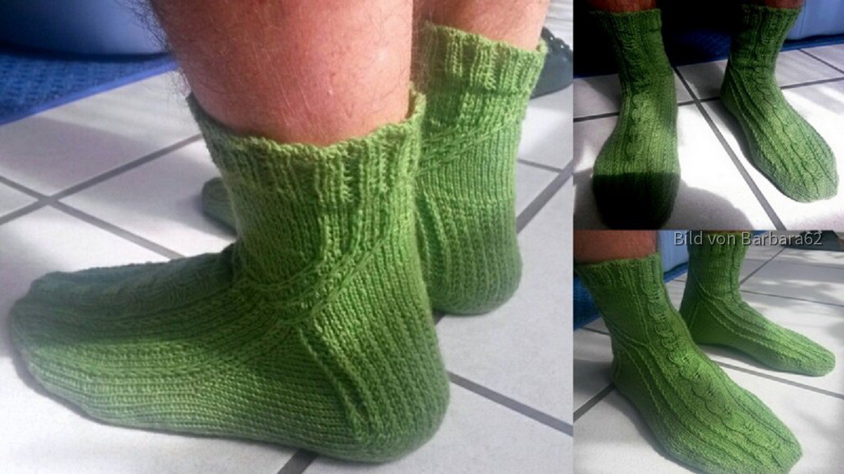 Socken "Walter" grün