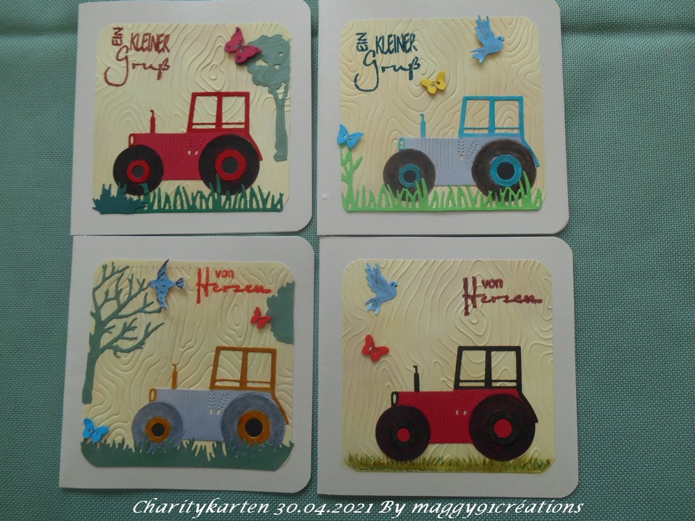 Traktor  Charitykarten.