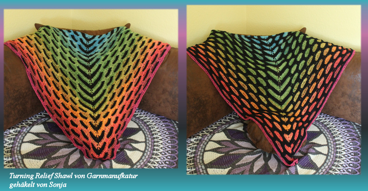 Turning Relief Shawl