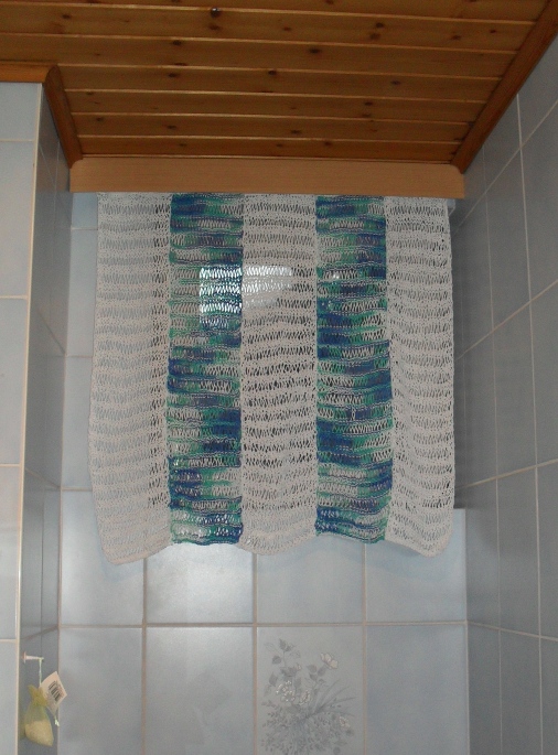 Vorhang für Bad und WC