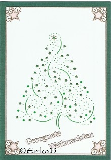 Weihnachtskarte mit Dots